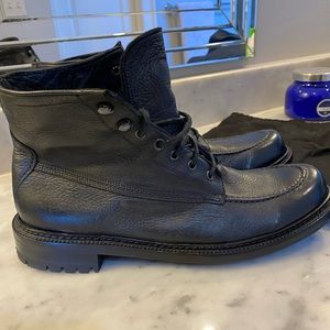 Mens black leather Frye boots